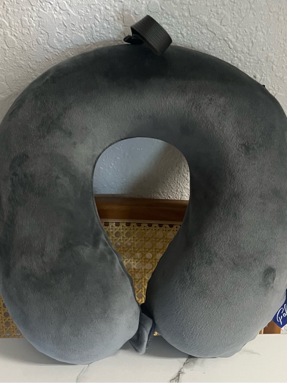 Memory foam Gray Travel Neck Pillow